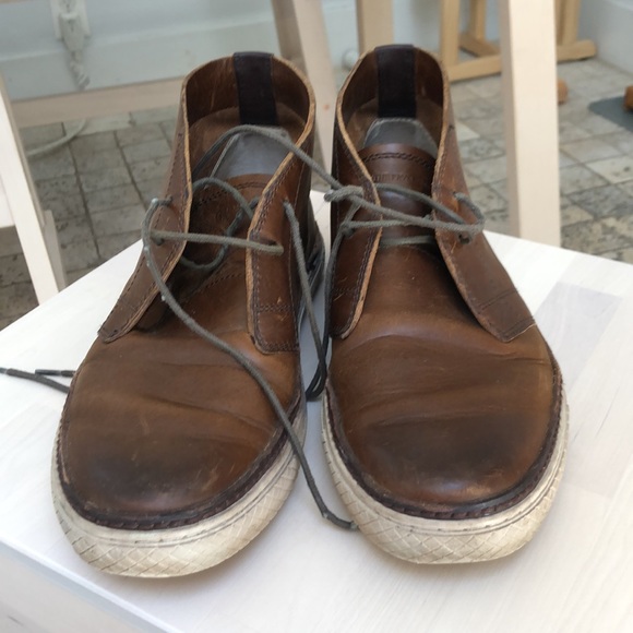 Men’s size 9 brown leather Frye boot main image 8